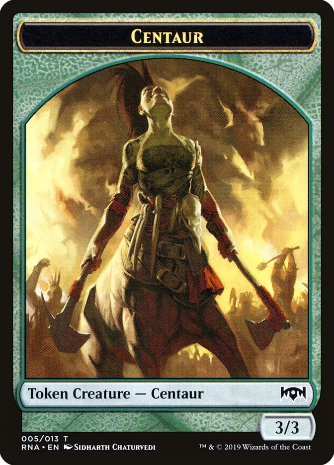 Centaur Token [Ravnica Allegiance Tokens] | Pegasus Games WI