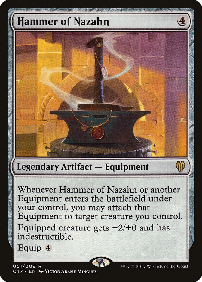 Hammer of Nazahn [Commander 2017] | Pegasus Games WI