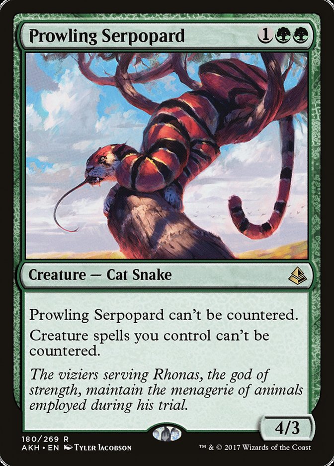 Prowling Serpopard [Amonkhet] | Pegasus Games WI