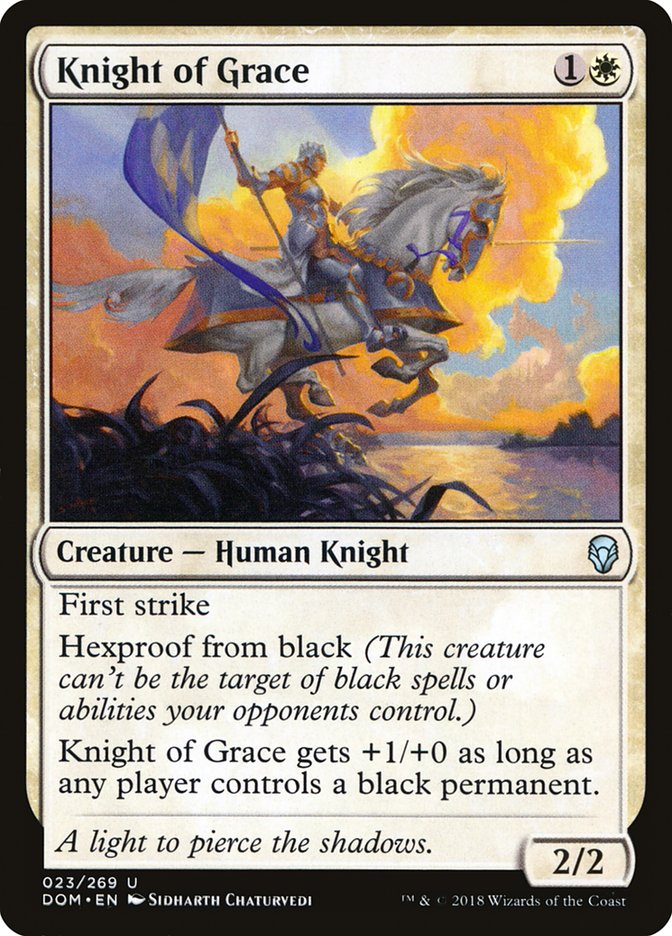 Knight of Grace [Dominaria] | Pegasus Games WI