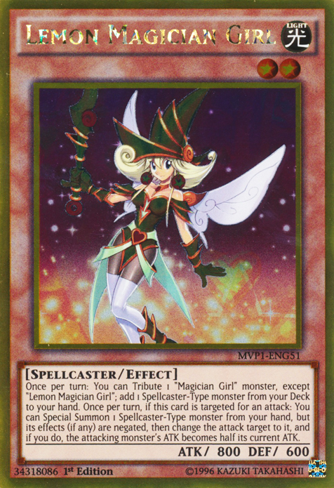 Lemon Magician Girl [MVP1-ENG51] Gold Rare | Pegasus Games WI