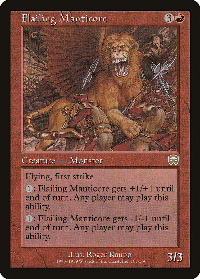 Flailing Manticore [Mercadian Masques] | Pegasus Games WI