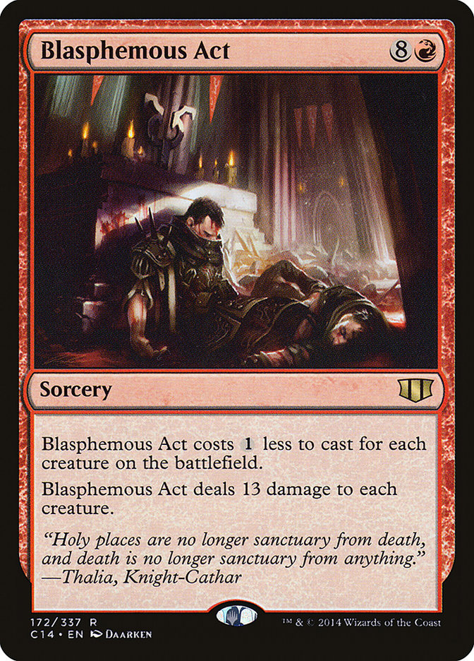 Blasphemous Act [Commander 2014] | Pegasus Games WI