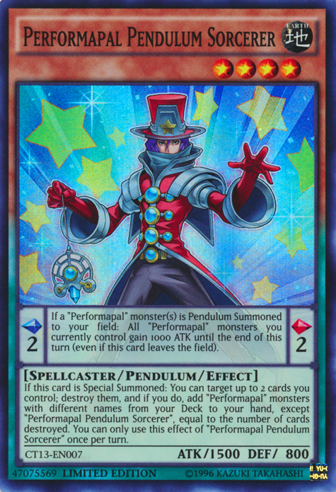 Performapal Pendulum Sorcerer [CT13-EN007] Super Rare | Pegasus Games WI