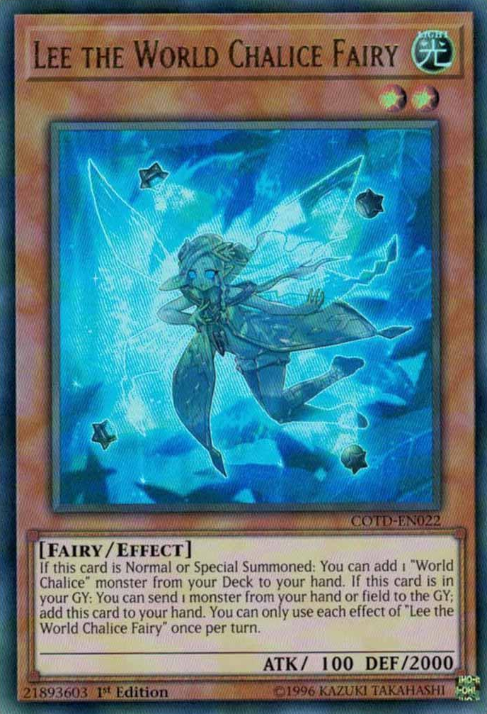 Lee the World Chalice Fairy [COTD-EN022] Ultra Rare | Pegasus Games WI