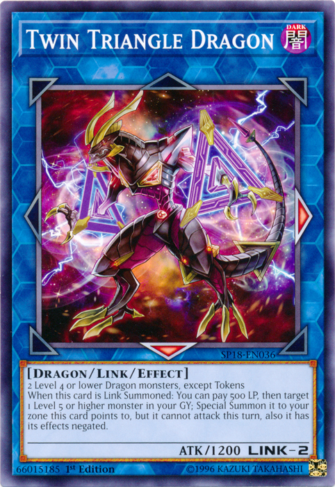 Twin Triangle Dragon [SP18-EN036] Common | Pegasus Games WI