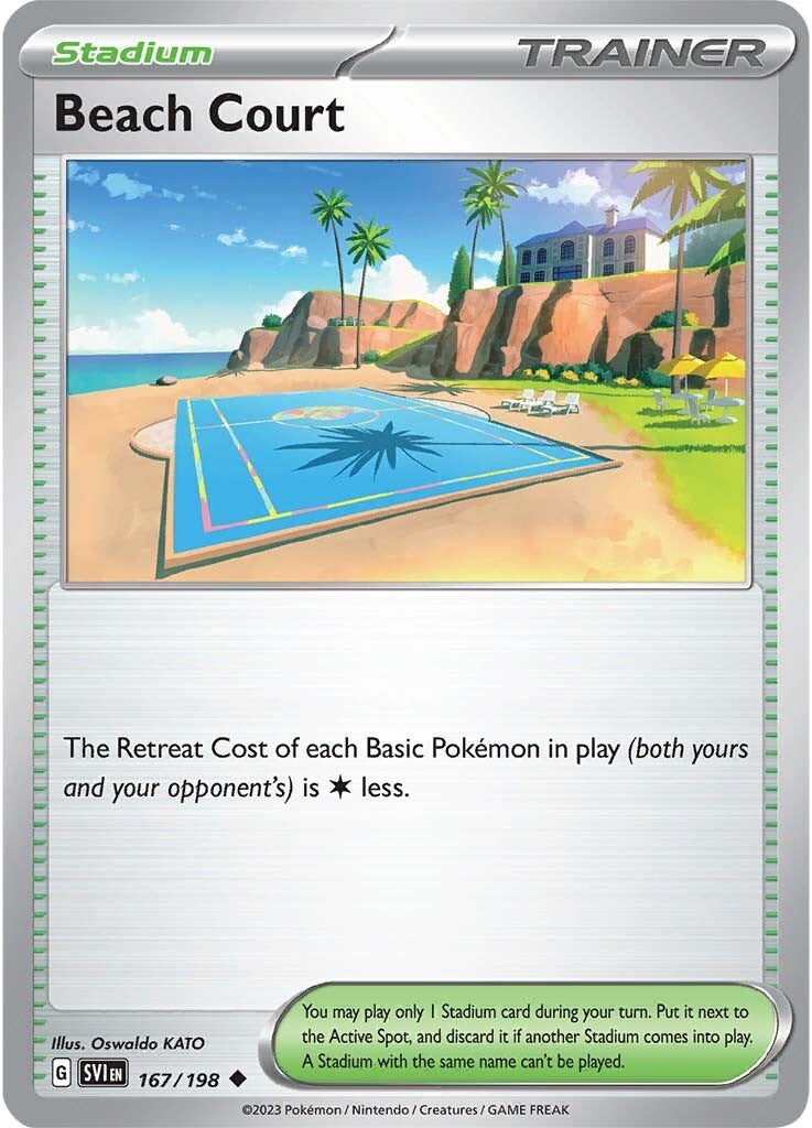 Beach Court (167/198) [Scarlet & Violet: Base Set] | Pegasus Games WI