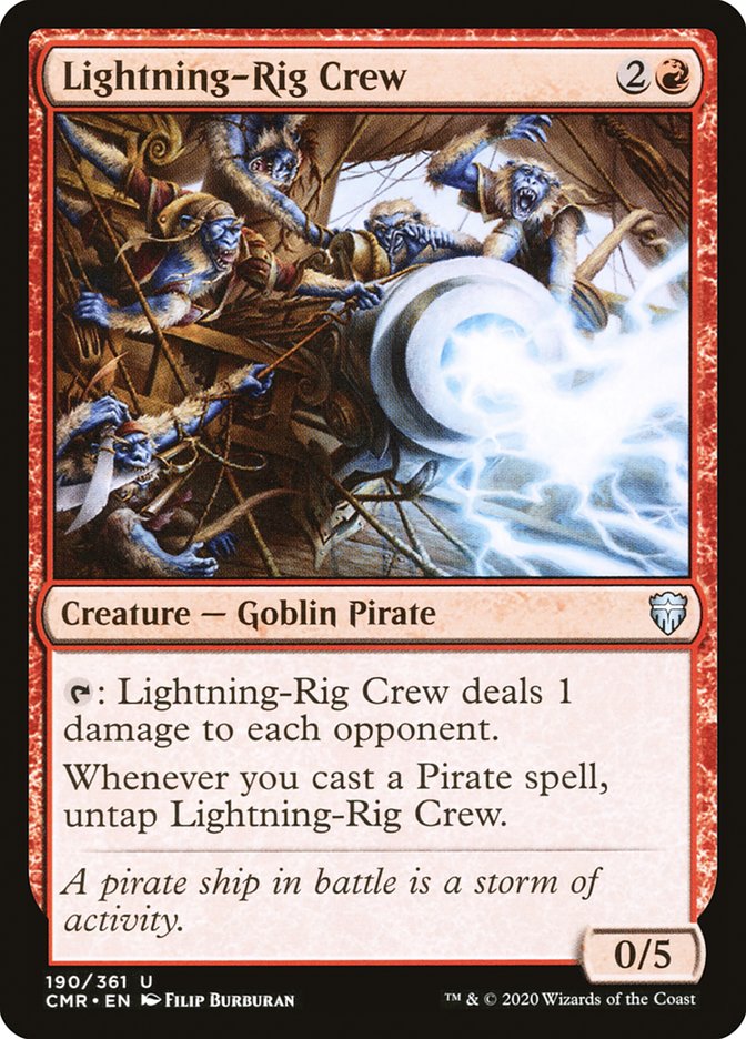 Lightning-Rig Crew [Commander Legends] | Pegasus Games WI
