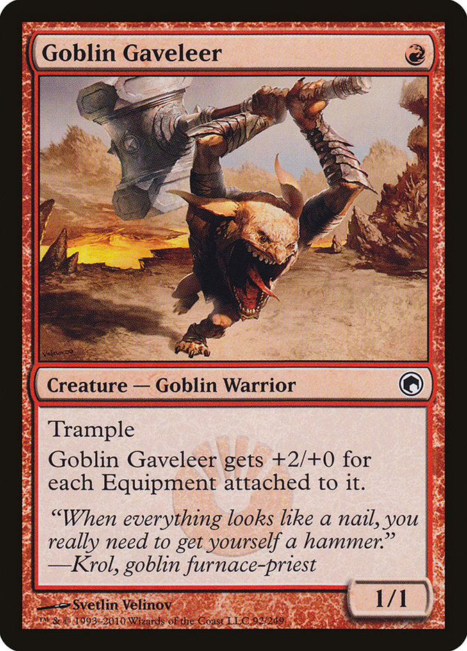 Goblin Gaveleer [Scars of Mirrodin] | Pegasus Games WI