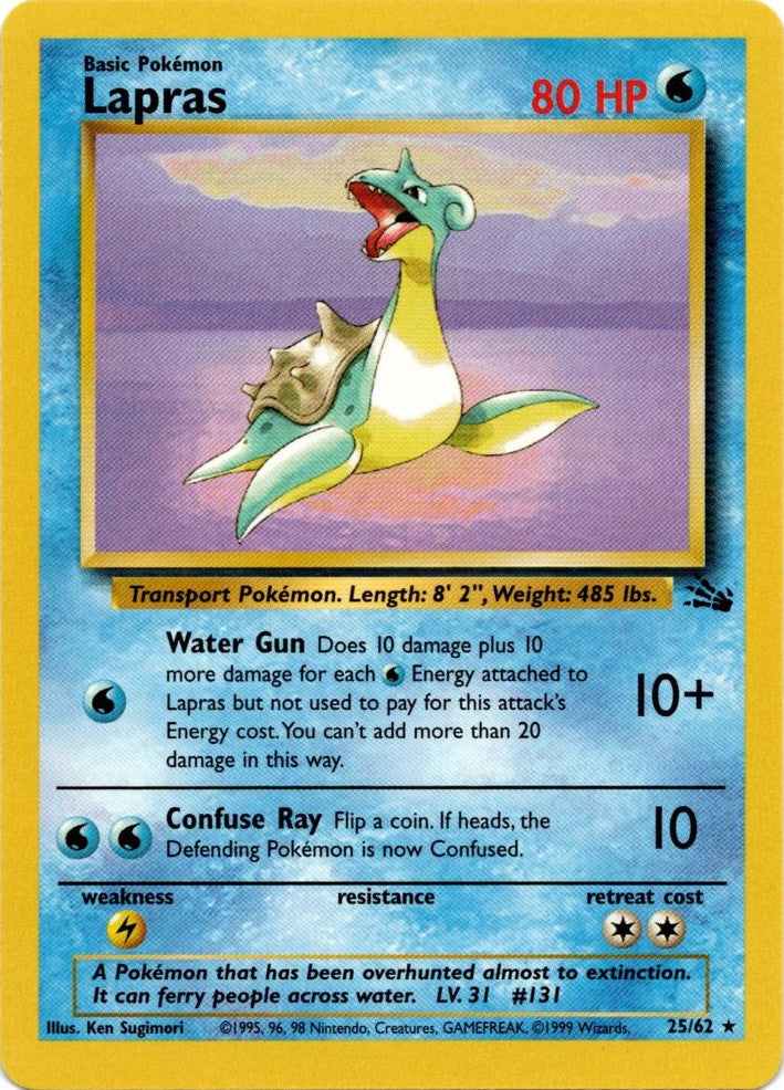 Lapras (25/62) [Fossil Unlimited] | Pegasus Games WI