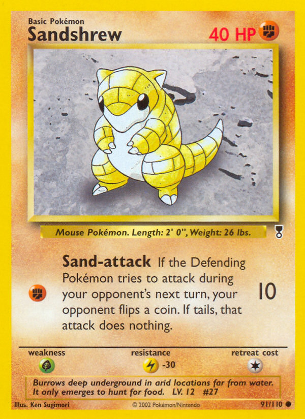 Sandshrew (91/110) [Legendary Collection] | Pegasus Games WI