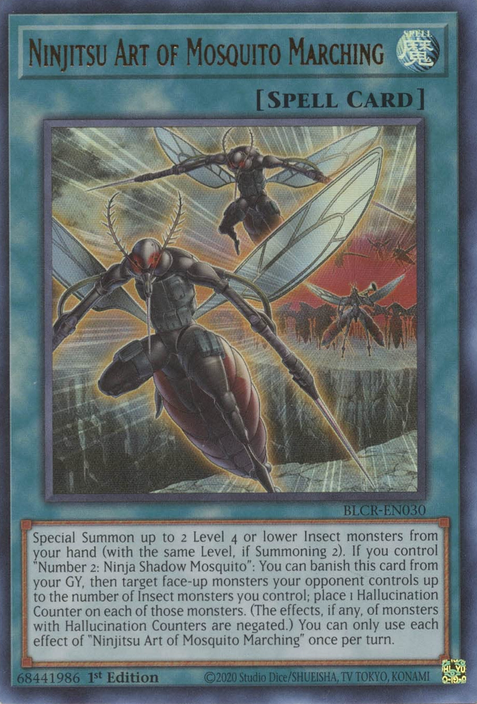 Ninjitsu Art of Mosquito Marching [BLCR-EN030] Ultra Rare | Pegasus Games WI