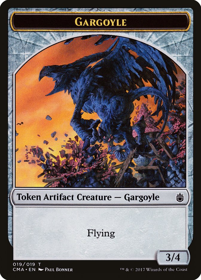 Gargoyle Token [Commander Anthology Tokens] | Pegasus Games WI