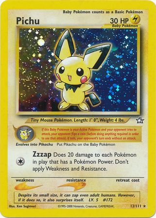 Pichu (12/111) [Neo Genesis Unlimited] | Pegasus Games WI