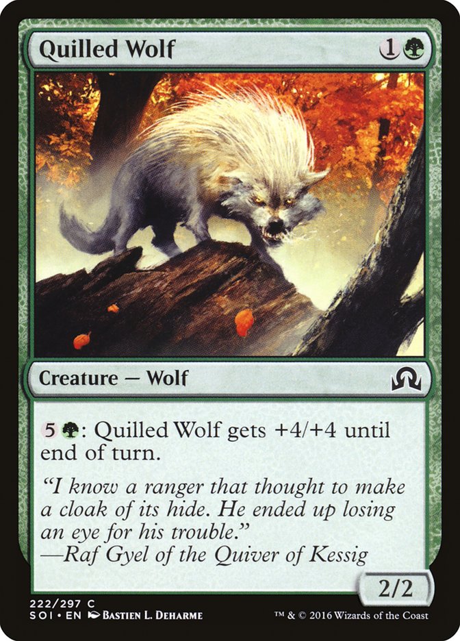 Quilled Wolf [Shadows over Innistrad] | Pegasus Games WI