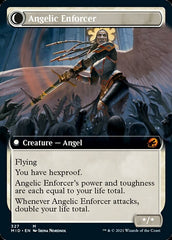 Enduring Angel // Angelic Enforcer (Extended Art) [Innistrad: Midnight Hunt] | Pegasus Games WI