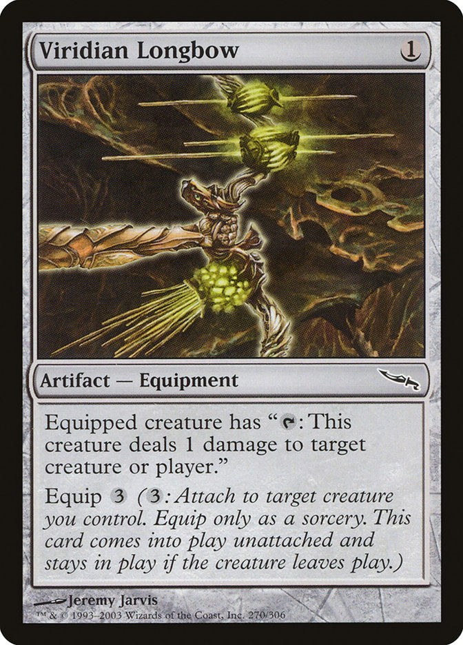 Viridian Longbow [Mirrodin] | Pegasus Games WI