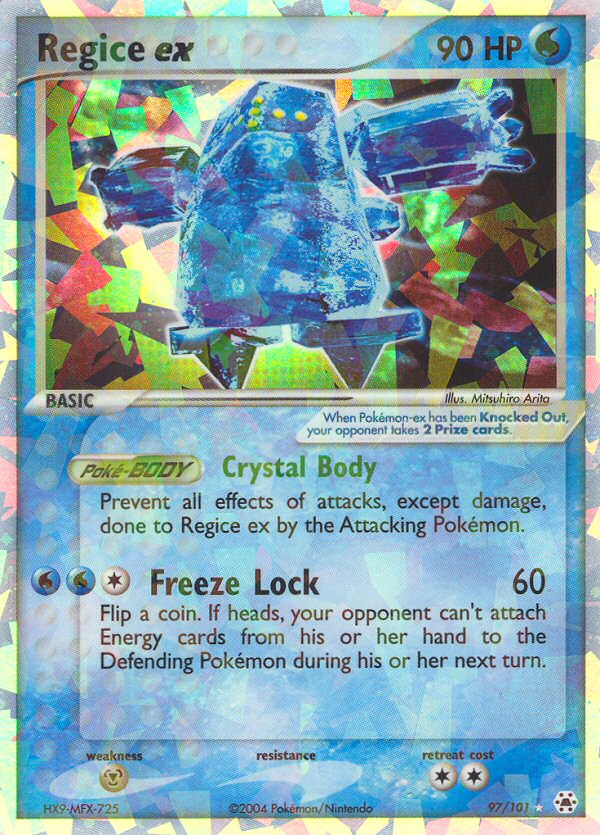 Regice ex (97/101) [EX: Hidden Legends] | Pegasus Games WI
