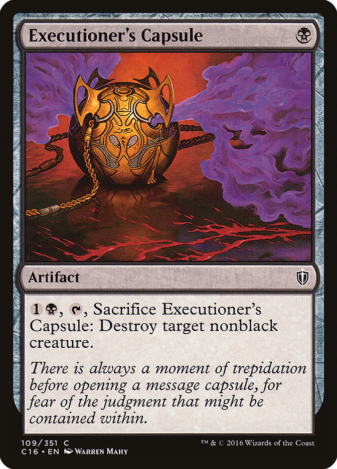 Executioner's Capsule [Commander 2016] | Pegasus Games WI