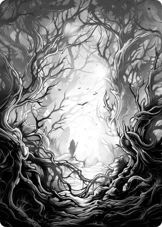 Forest 1 Art Card [Innistrad: Midnight Hunt Art Series] | Pegasus Games WI