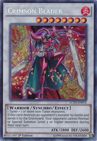 Crimson Blader [LC5D-EN074] Secret Rare | Pegasus Games WI