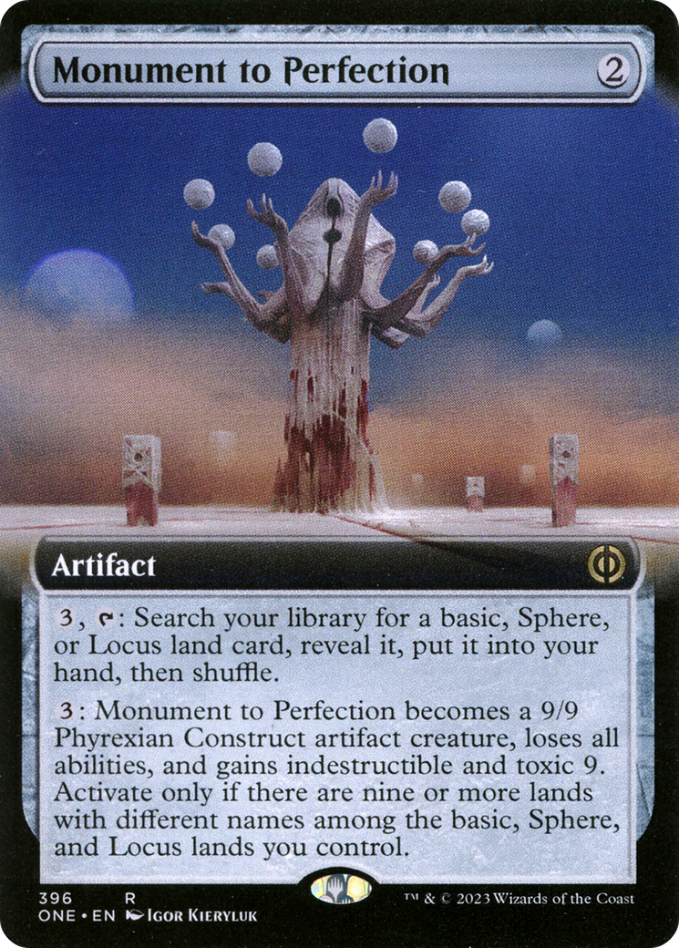 Monument to Perfection (Extended Art) [Phyrexia: All Will Be One] | Pegasus Games WI