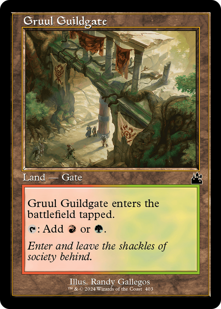 Gruul Guildgate (Retro Frame) [Ravnica Remastered] | Pegasus Games WI