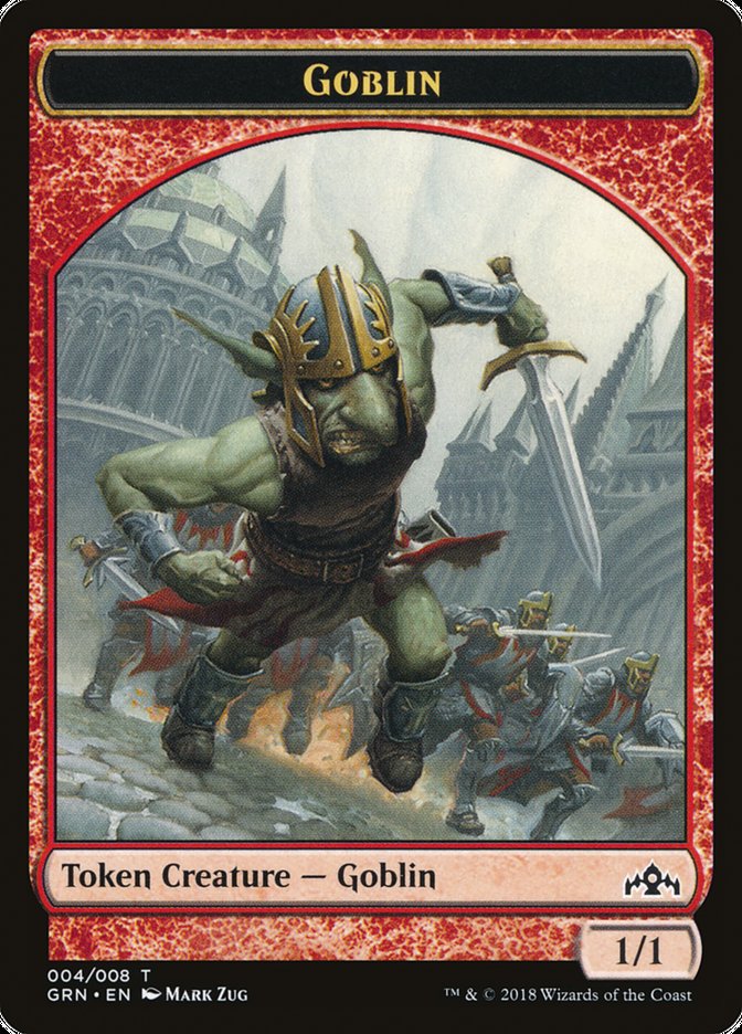 Goblin // Soldier Double-Sided Token [Guilds of Ravnica Guild Kit Tokens] | Pegasus Games WI