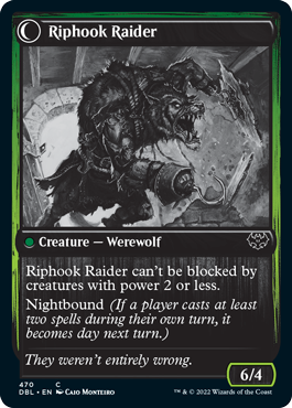 Hookhand Mariner // Riphook Raider [Innistrad: Double Feature] | Pegasus Games WI