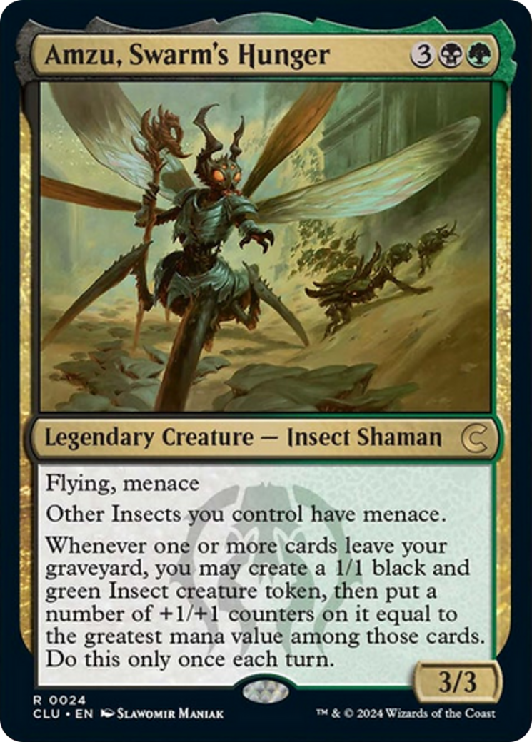 Amzu, Swarm's Hunger [Ravnica: Clue Edition] | Pegasus Games WI