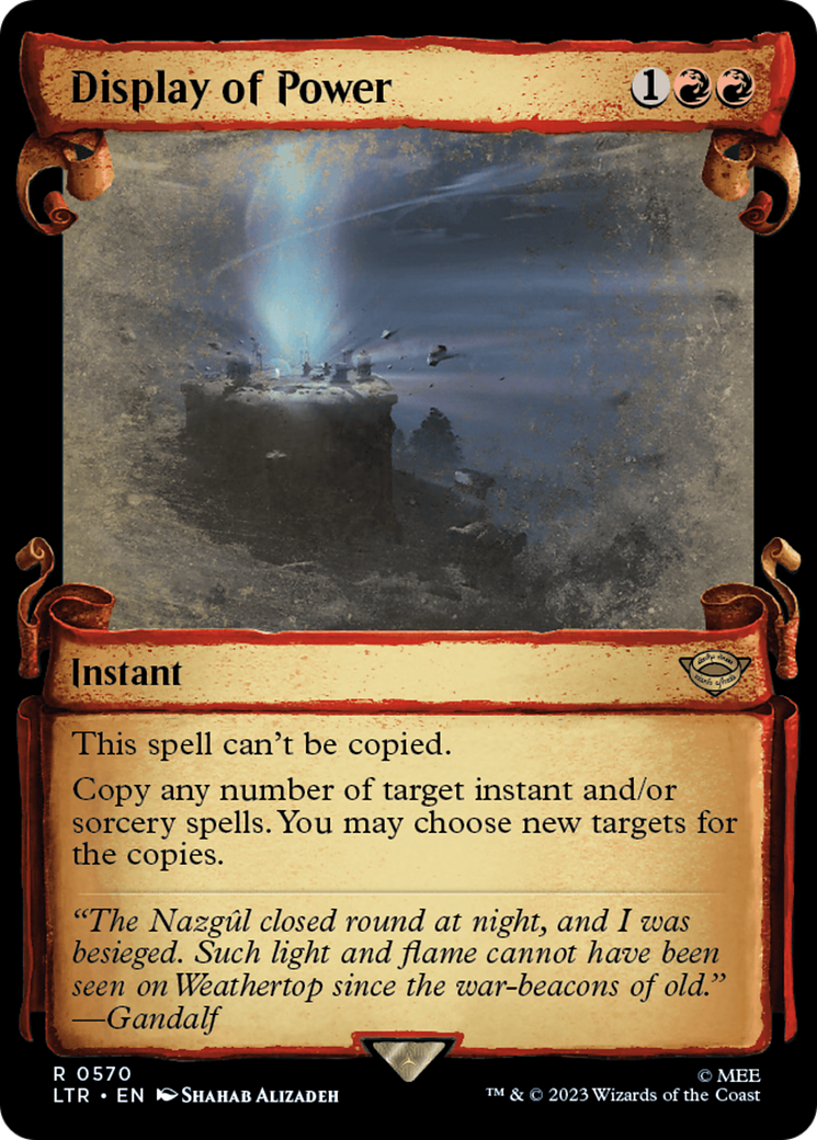 Display of Power [The Lord of the Rings: Tales of Middle-Earth Showcase Scrolls] | Pegasus Games WI