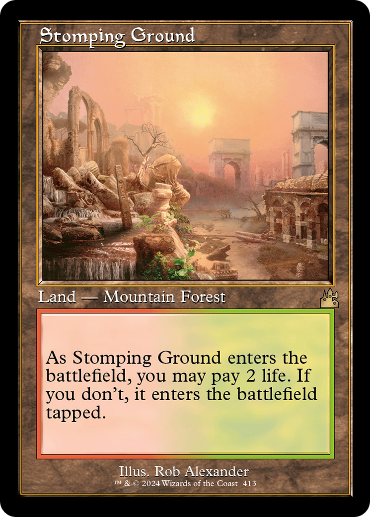 Stomping Ground (Retro) [Ravnica Remastered] | Pegasus Games WI