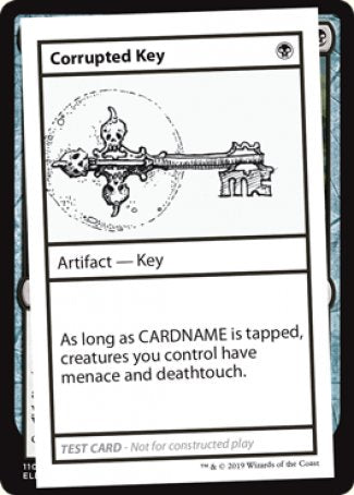 Corrupted Key (2021 Edition) [Mystery Booster Playtest Cards] | Pegasus Games WI
