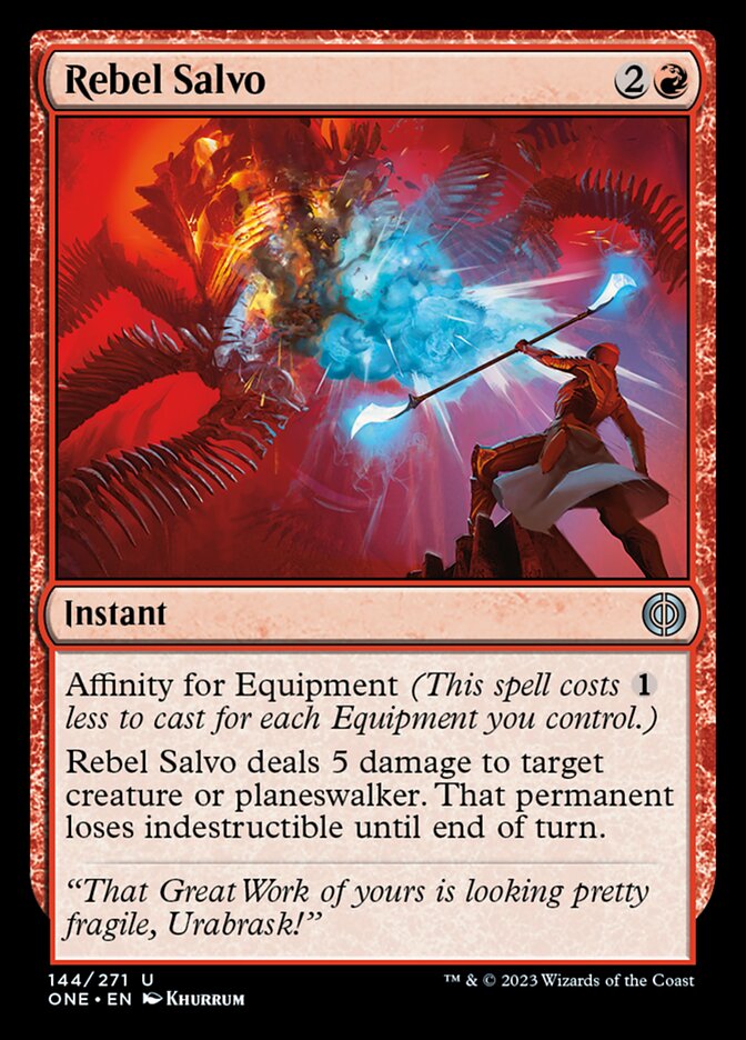 Rebel Salvo [Phyrexia: All Will Be One] | Pegasus Games WI