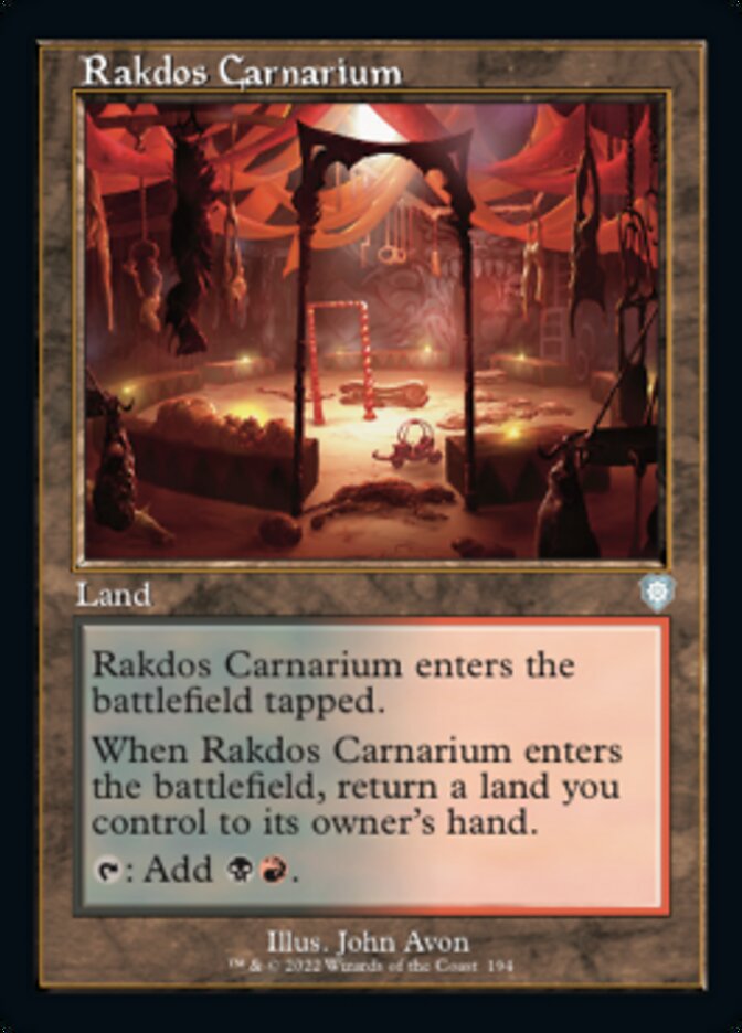 Rakdos Carnarium (Retro) [The Brothers' War Commander] | Pegasus Games WI