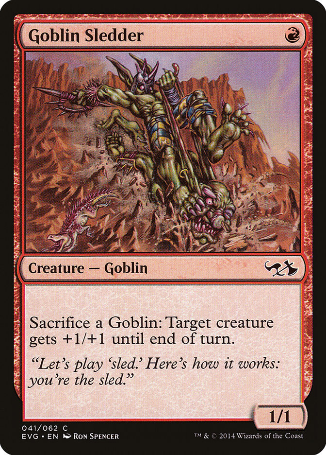 Goblin Sledder (Elves vs. Goblins) [Duel Decks Anthology] | Pegasus Games WI