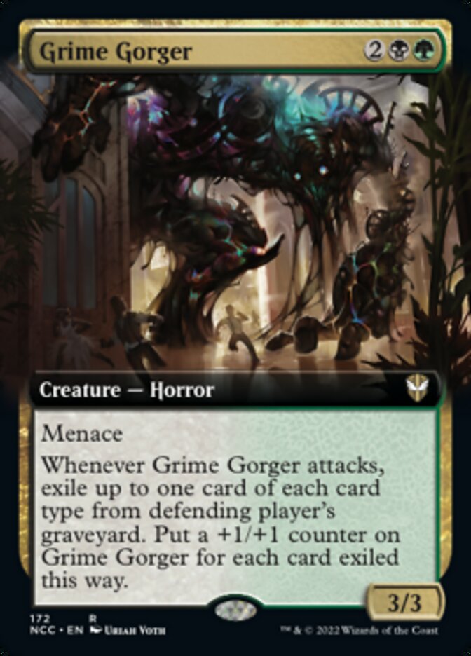 Grime Gorger (Extended Art) [Streets of New Capenna Commander] | Pegasus Games WI