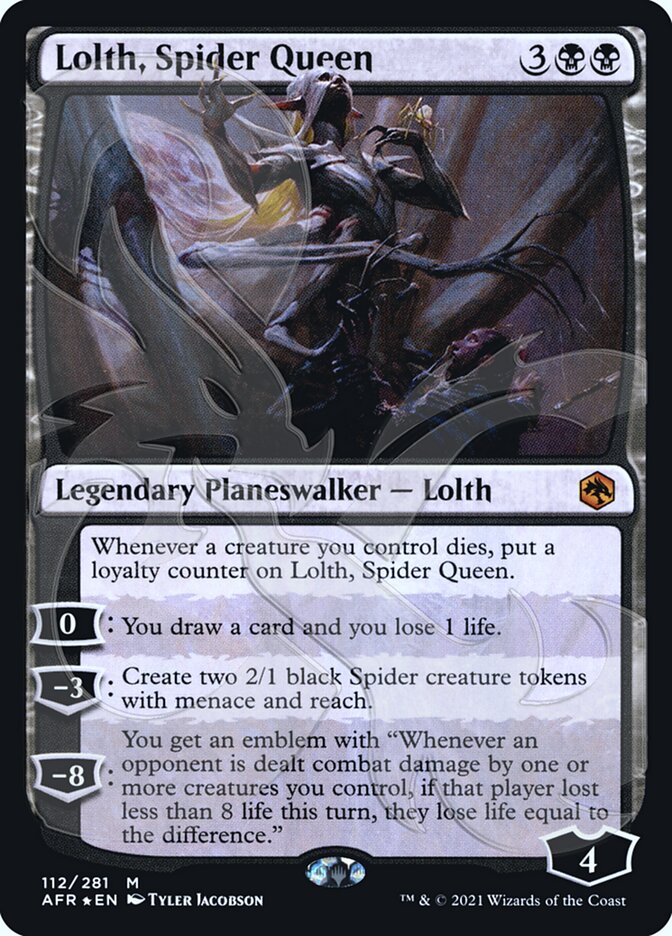 Lolth, Spider Queen (Ampersand Promo) [Dungeons & Dragons: Adventures in the Forgotten Realms Promos] | Pegasus Games WI