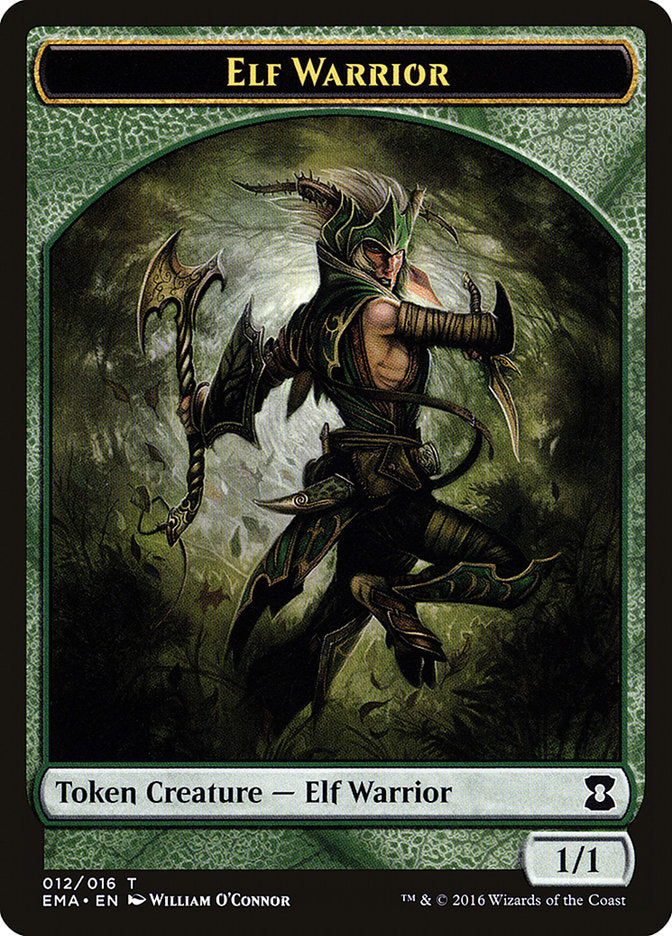 Elf Warrior Token [Eternal Masters Tokens] | Pegasus Games WI