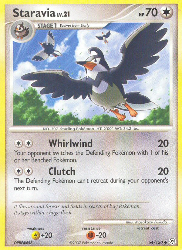 Staravia (64/130) [Diamond & Pearl: Base Set] | Pegasus Games WI