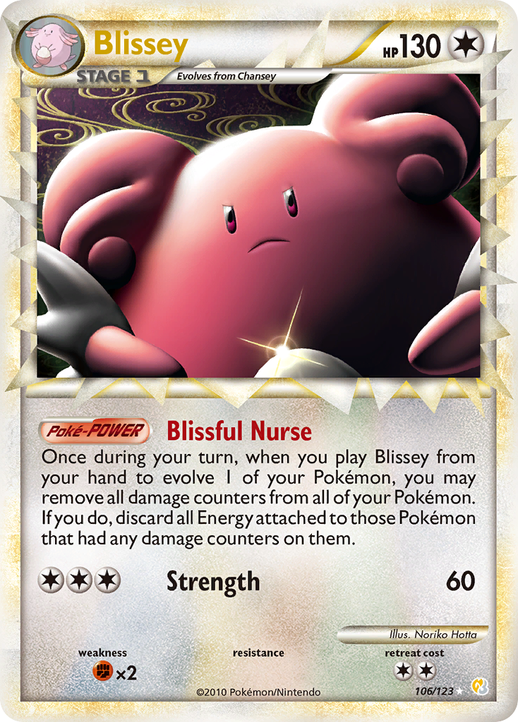 Blissey (106/123) [HeartGold & SoulSilver: Base Set] | Pegasus Games WI