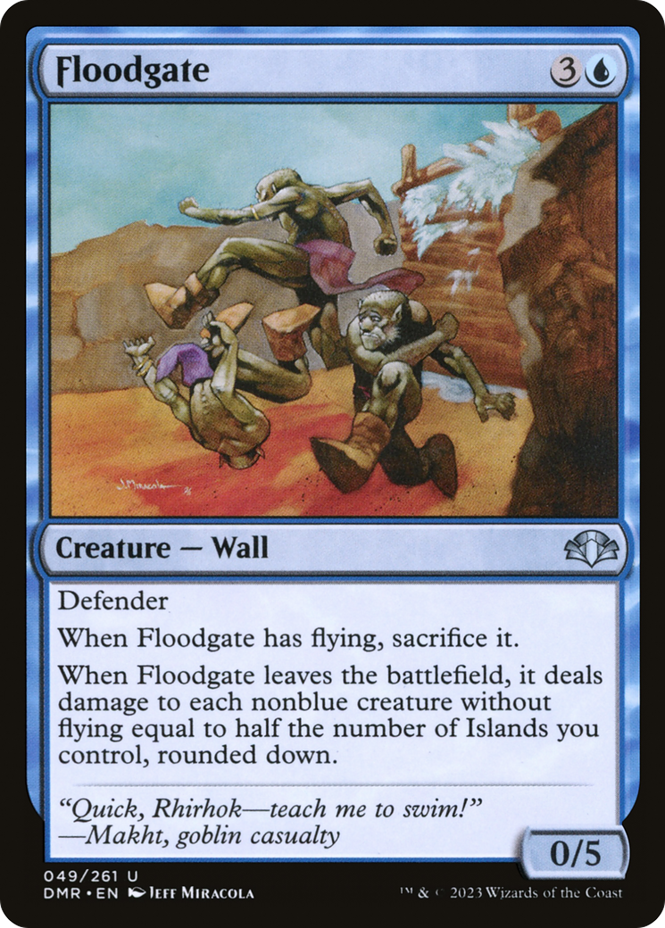 Floodgate [Dominaria Remastered] | Pegasus Games WI