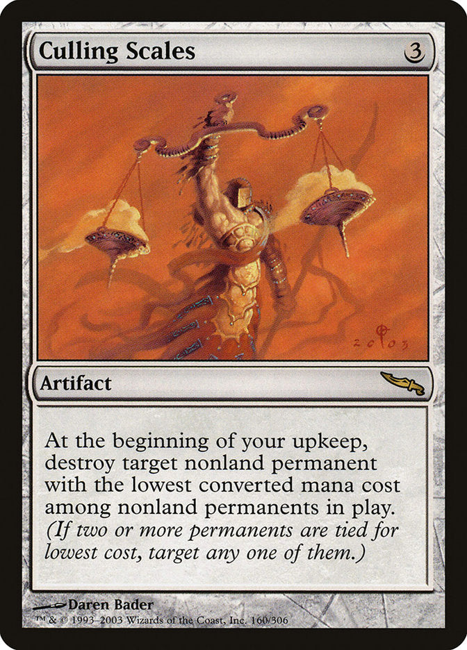 Culling Scales [Mirrodin] | Pegasus Games WI