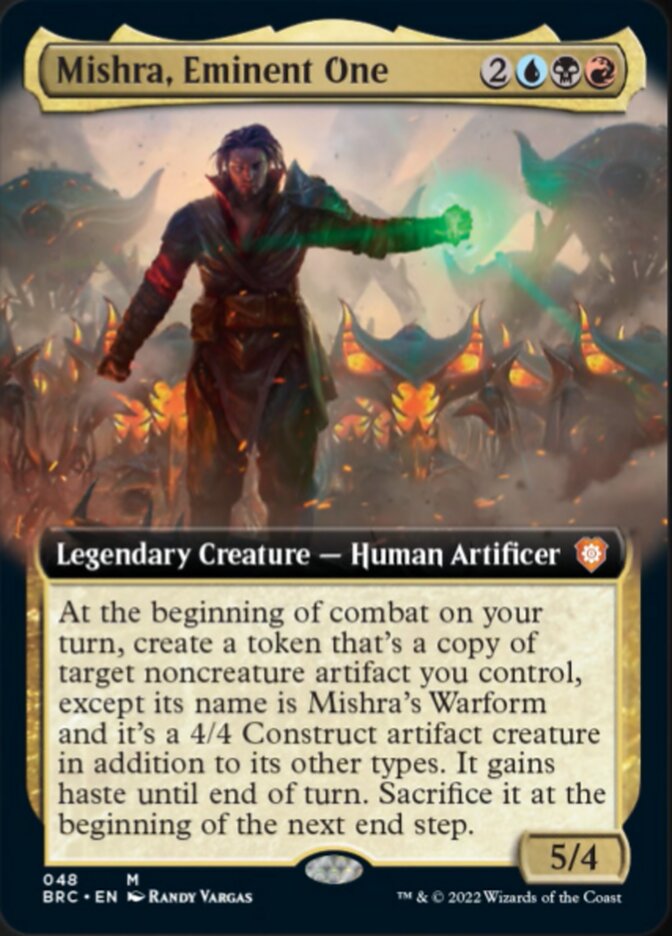 Mishra, Eminent One (Extended Art) [The Brothers' War Commander] | Pegasus Games WI