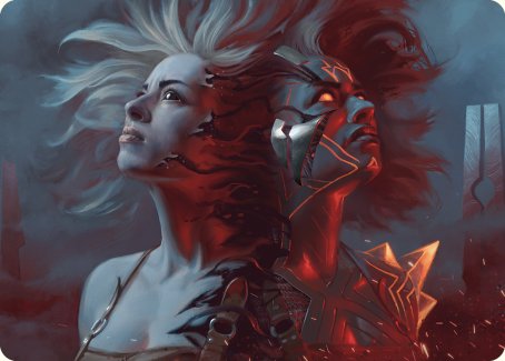 Thrill of Possibility Art Card [Phyrexia: All Will Be One Art Series] | Pegasus Games WI