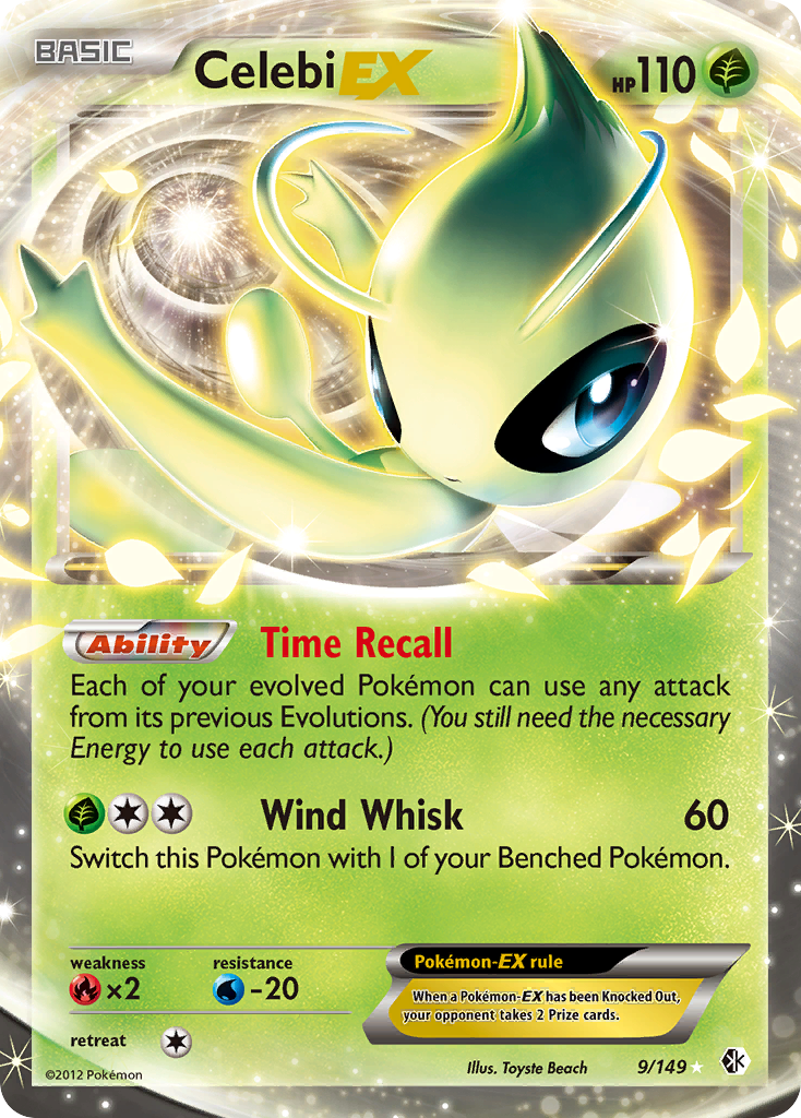 Celebi EX (9/149) [Black & White: Boundaries Crossed] | Pegasus Games WI