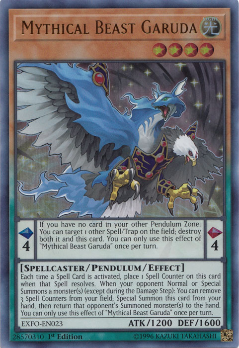 Mythical Beast Garuda [EXFO-EN023] Ultra Rare | Pegasus Games WI