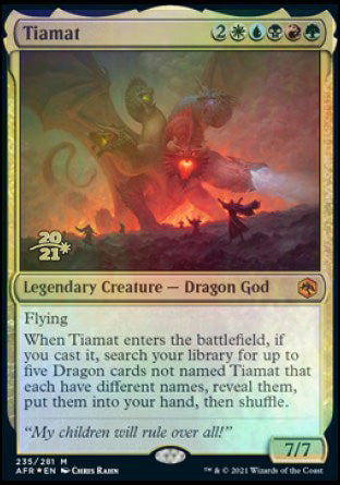 Tiamat [Dungeons & Dragons: Adventures in the Forgotten Realms Prerelease Promos] | Pegasus Games WI