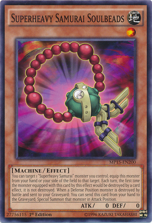 Superheavy Samurai Soulbeads [MP15-EN200] Common | Pegasus Games WI