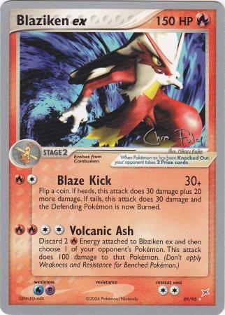 Blaziken ex (89/95) (Blaziken Tech - Chris Fulop) [World Championships 2004] | Pegasus Games WI